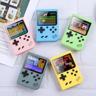 Children and Students Nostalgic Toys 500 in 1 Macaron Singles and Doubles Console Children and Students Nostalgic Toys 500 in 1 Macaron Singles and Doubles Console