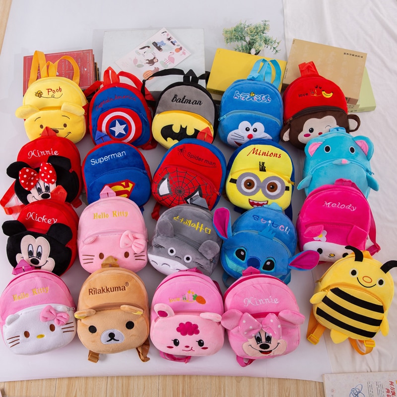 Children Backpack Plush Cartoon Bag