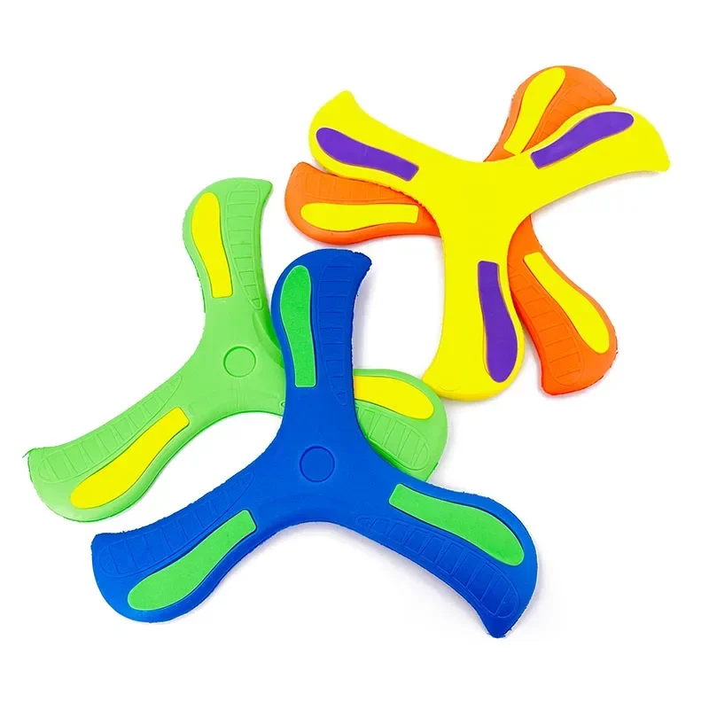 Children Boomerang Soft Three-leaf Cross Adult-kids Interactive Outdoor Toy Early Education Puzzle Decompression Gift Children Boomerang Soft Three-leaf Cross Adult-kids Interactive Outdoor Toy Early Education Puzzle Decompression Gift
