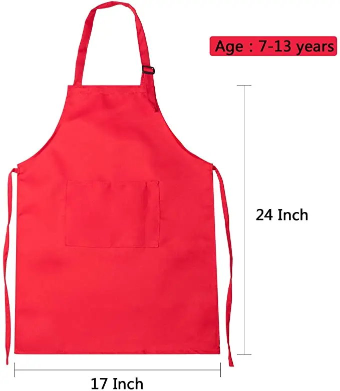 Children Chef Apron Front Pocket Bib Boys Girls Apron Kitchen Craft Kids Apron Painting Cooking Baby Pinafore+Hat Sets Children Chef Apron Front Pocket Bib Boys Girls Apron Kitchen Craft Kids Apron Painting Cooking Baby Pinafore+Hat Sets