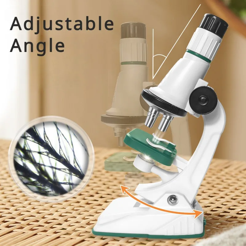 Children Microscope Kit 200x 600x 1200x Biological Science Stem Toy School Home Educational Pocket Microscope with LED Children Microscope Kit 200x 600x 1200x Biological Science Stem Toy School Home Educational Pocket Microscope with LED