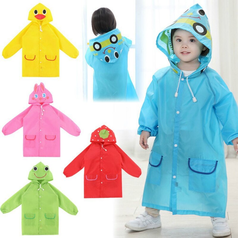 Children Raincoat Cute Cartoon Rainwear