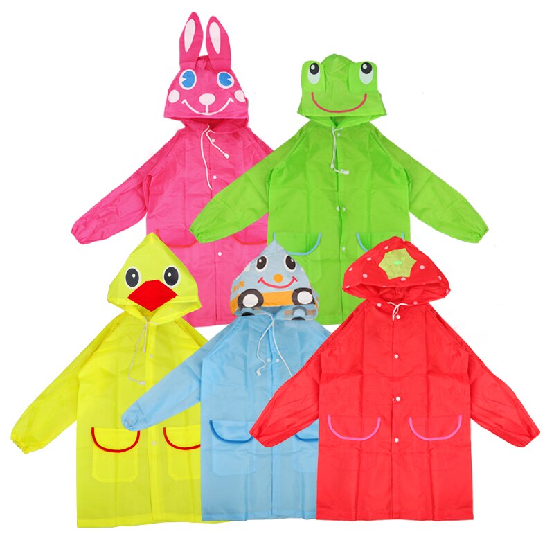 Children Raincoat Cute Cartoon Rainwear