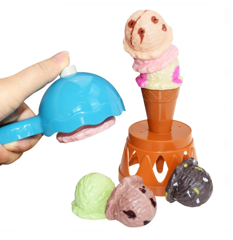 Children Simulation Food Kitchen Toy Ice Cream Stack Up Play Kids Pretend Play Toys Educational Toys For Baby Gifts Children Simulation Food Kitchen Toy Ice Cream Stack Up Play Kids Pretend Play Toys Educational Toys For Baby Gifts
