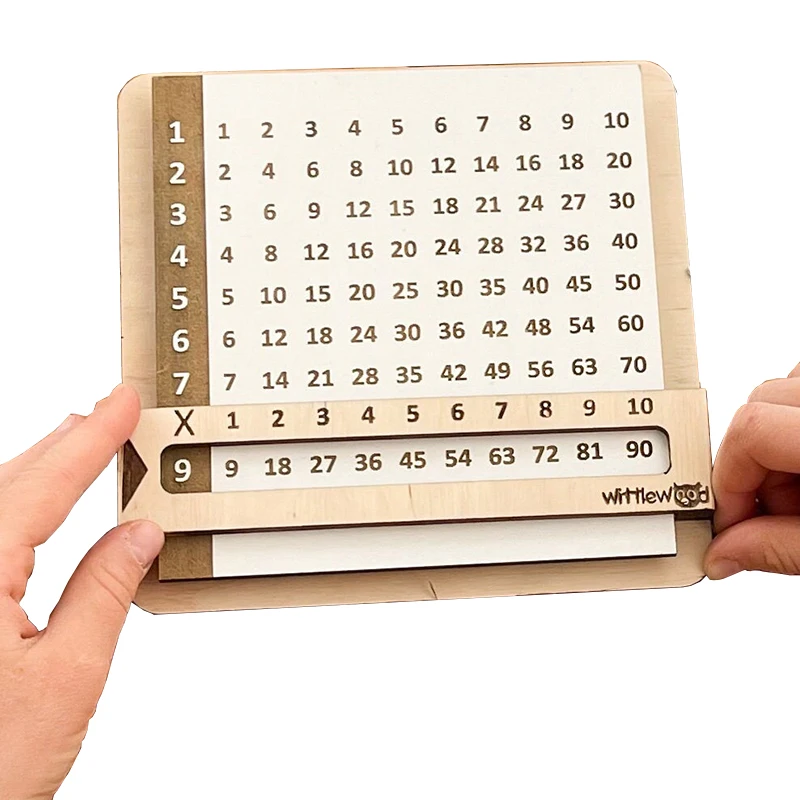 Children Wooden Slidable Multiplication Tables Montessori Toys Math Counting Board Teaching Tool Learn Educational Toys Children Wooden Slidable Multiplication Tables Montessori Toys Math Counting Board Teaching Tool Learn Educational Toys