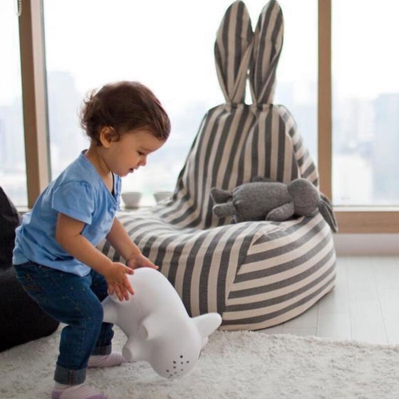 Childrens Bean Bag Chair Bunny Design