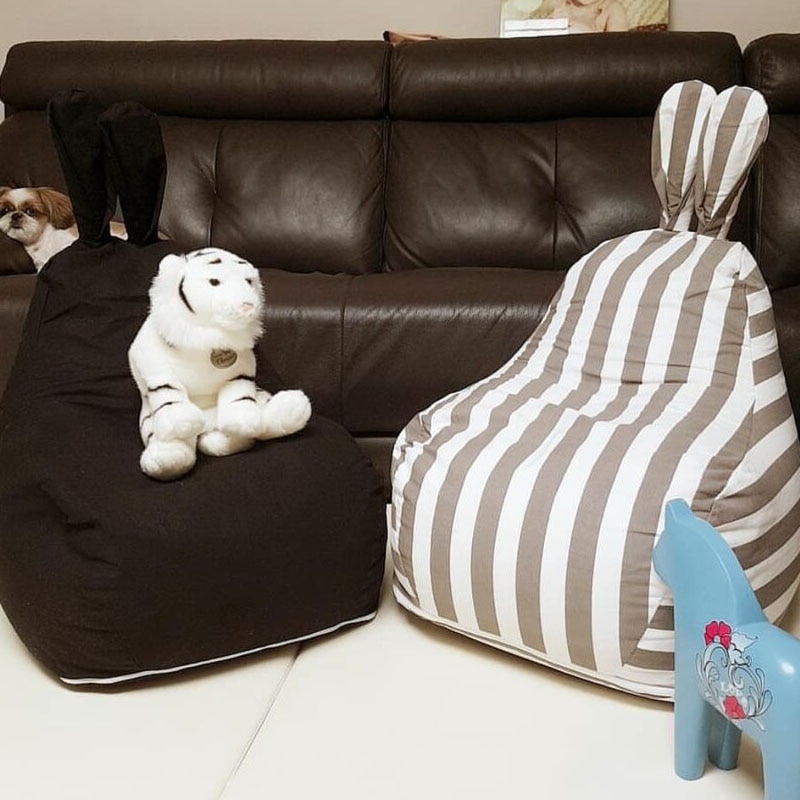 Childrens Bean Bag Chair Bunny Design