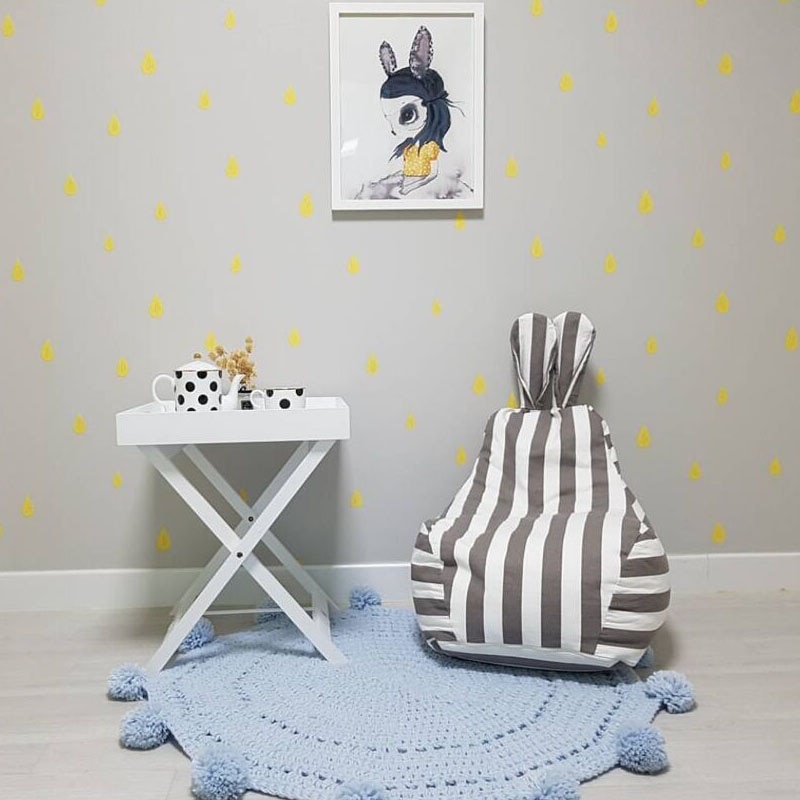 Childrens Bean Bag Chair Bunny Design
