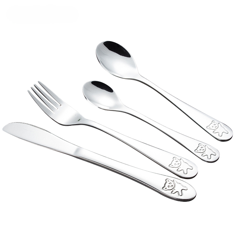 Children's Cutlery Set Stainless Steel Panda