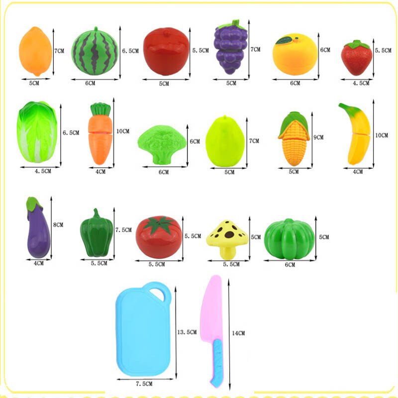 Children's Cutting Fruits and Vegetables Toys Children's Cutting Fruits and Vegetables Toys