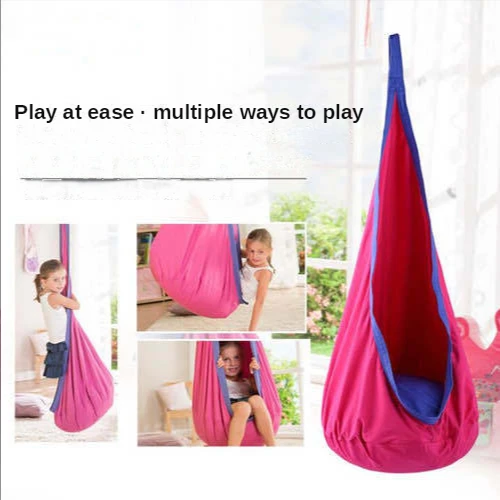 Children's Hanging Chair Portable Parachute Cloth Swing Bed Indoor Courtyard Model with Inflatable Cushion Hanging Chair Children's Hanging Chair Portable Parachute Cloth Swing Bed Indoor Courtyard Model with Inflatable Cushion Hanging Chair