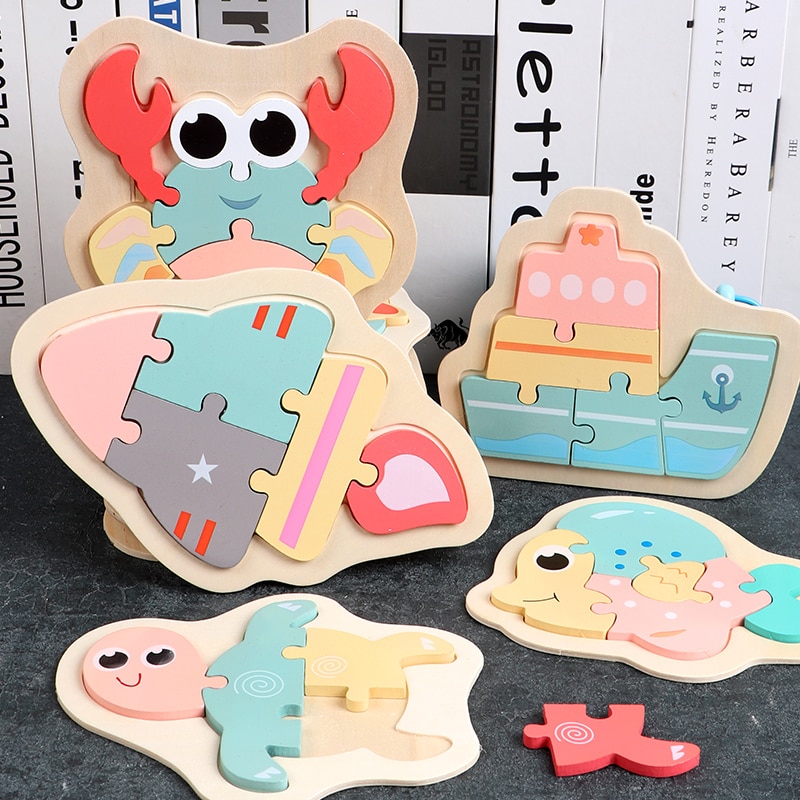 Children's Jigsaw Puzzle Animals Design Children's Jigsaw Puzzle Animals Design