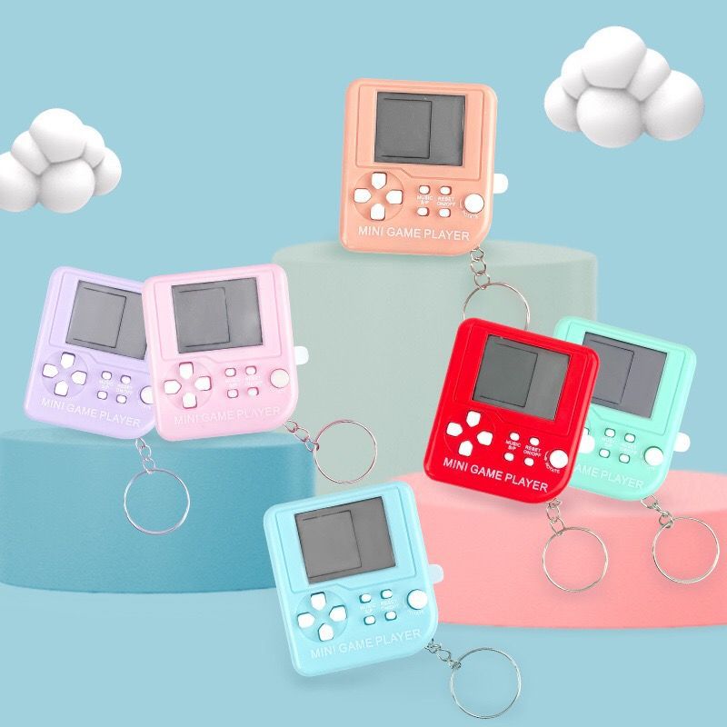 Children's Nostalgic Small Handheld Keychain Game Machine