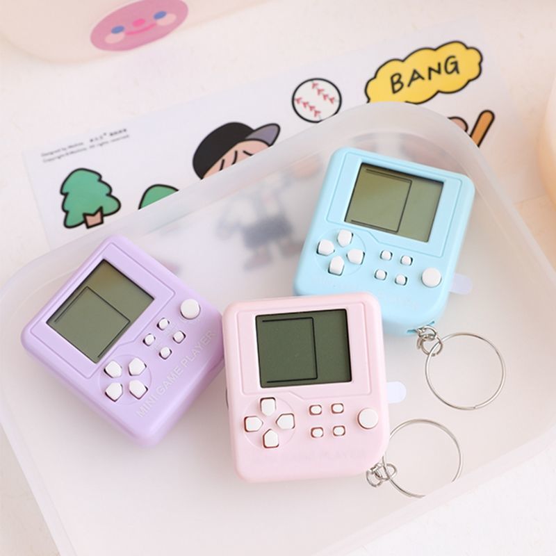 Children's Nostalgic Small Handheld Keychain Game Machine
