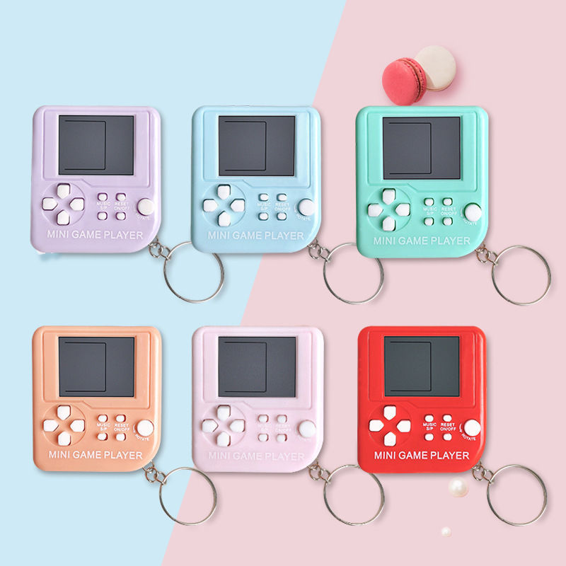 Children's Nostalgic Small Handheld Keychain Game Machine