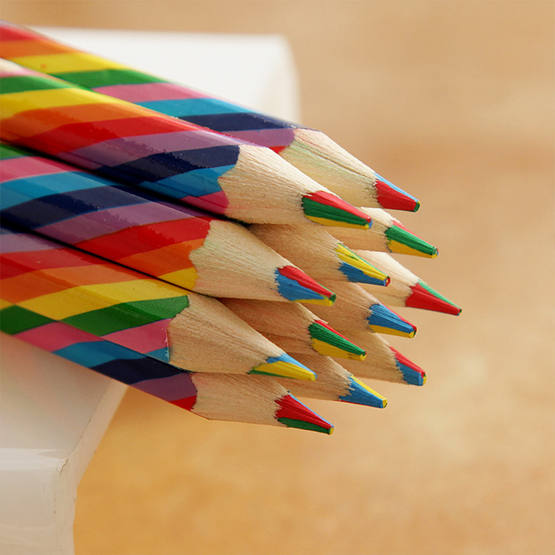 Children's Rainbow Color Pencils (4 pcs)