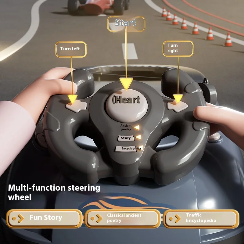 Children's Steering Wheel Driving Toys Dodge Vehicle Electronic Simulation Racing Adventure Game Console Kid Toys Cool Children's Steering Wheel Driving Toys Dodge Vehicle Electronic Simulation Racing Adventure Game Console Kid Toys Cool