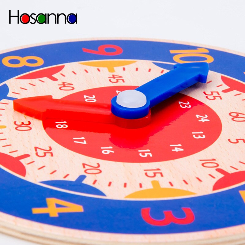 Children's Teaching Clock Wooden Toy