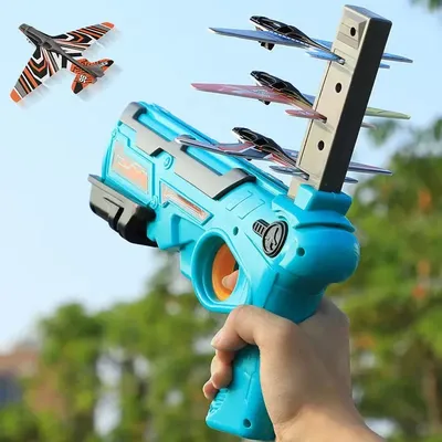 Children's Toy Ejection Aircraft Shooting Game Outdoor Parent-child Sports Toy Boy Gift Shooting Aircraft Set Children's Toy Ejection Aircraft Shooting Game Outdoor Parent-child Sports Toy Boy Gift Shooting Aircraft Set