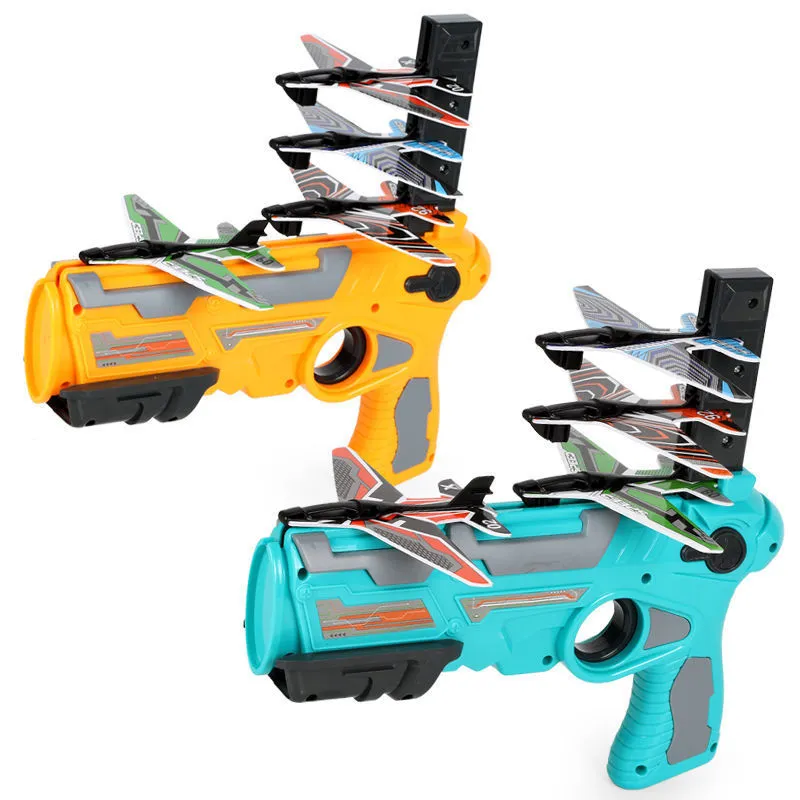 Children's Toy Ejection Aircraft Shooting Game Outdoor Parent-child Sports Toy Boy Gift Shooting Aircraft Set Children's Toy Ejection Aircraft Shooting Game Outdoor Parent-child Sports Toy Boy Gift Shooting Aircraft Set