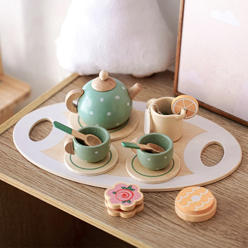 Childrens Wooden Tea Set Toys Childrens Wooden Tea Set Toys