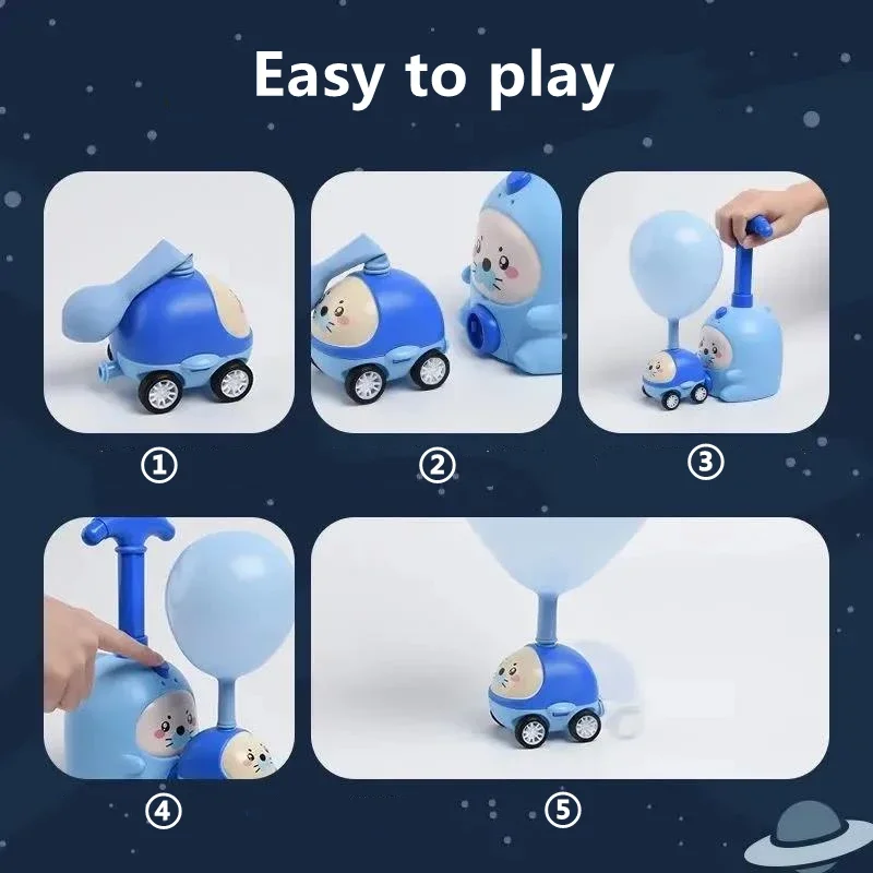 Childs Balloon Launcher Toys Educational Inertial Air Power Balloon Car Tower Science Toys For Children NewYear Gift Childs Balloon Launcher Toys Educational Inertial Air Power Balloon Car Tower Science Toys For Children NewYear Gift