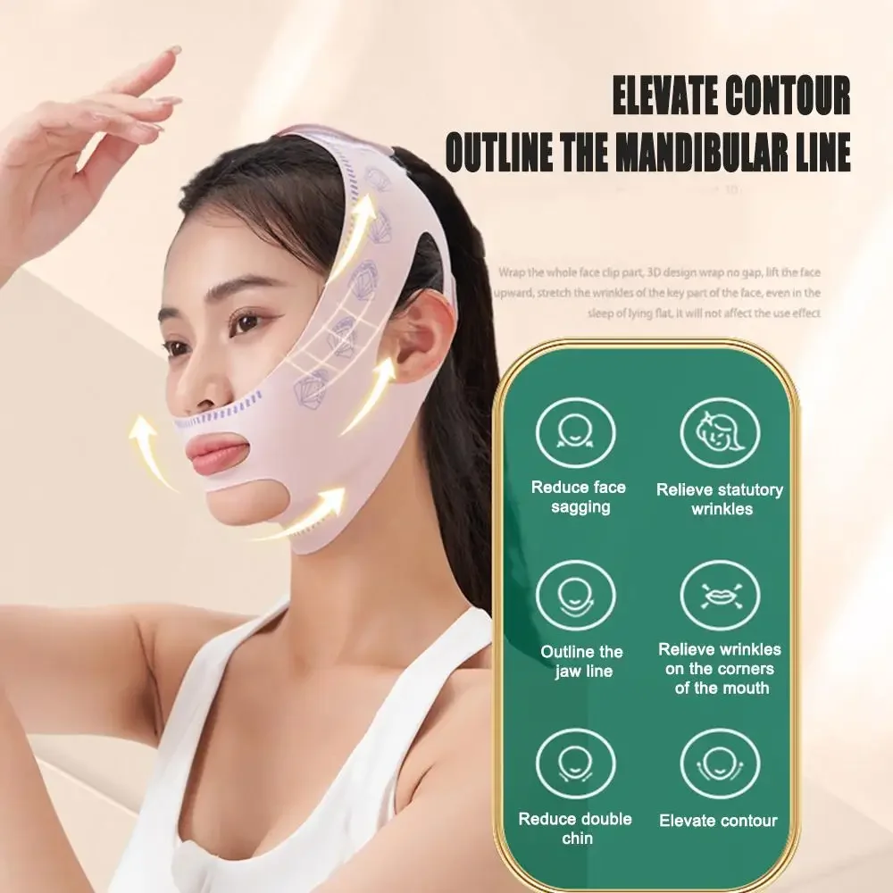 Chin Cheek Slimming Bandage V Shaper V Line Lifting Mask Face Lifting Anti Wrinkle Strap Band Sleeping Mask Beauty