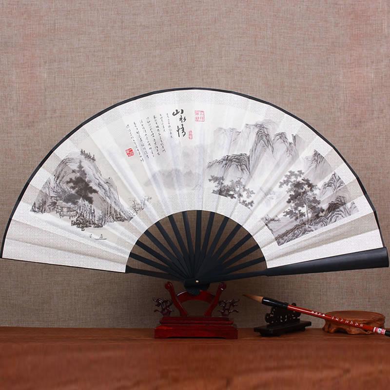 Chinese Fan Blank Silk Cloth Chinese Fan Blank Silk Cloth