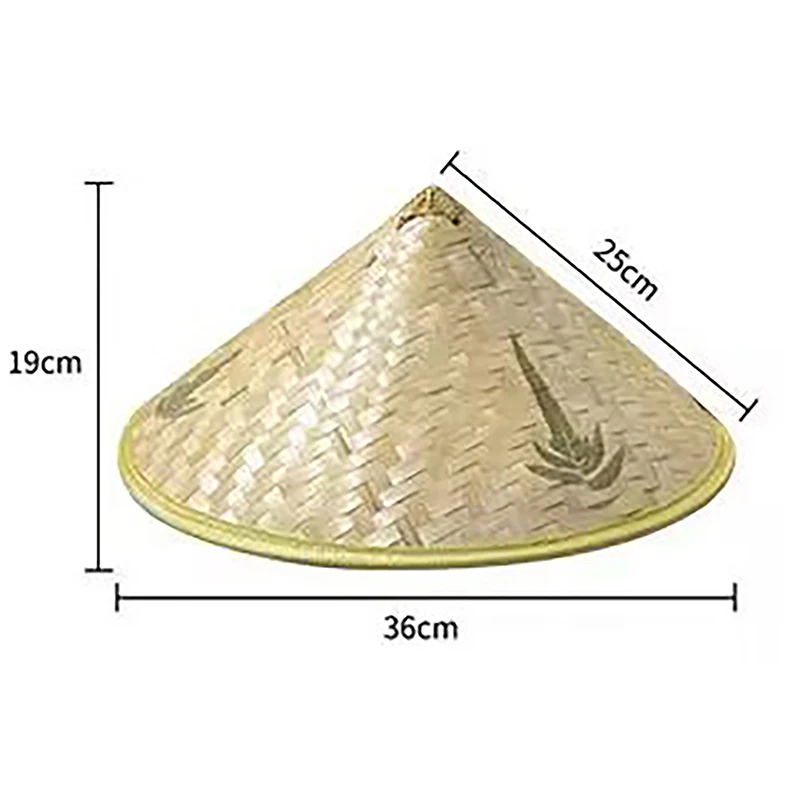 Chinese Retro Bamboo Rattan Fisherman Hat Handmade Weave Straw Bucket Hat Tourism Rain Dance Props Cone Fishing Chinese Retro Bamboo Rattan Fisherman Hat Handmade Weave Straw Bucket Hat Tourism Rain Dance Props Cone Fishing