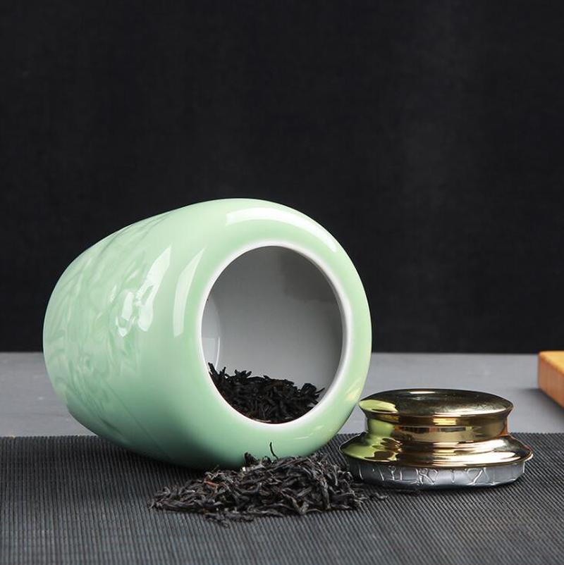 Chinese Retro Ceramic Tea Canister Chinese Retro Ceramic Tea Canister