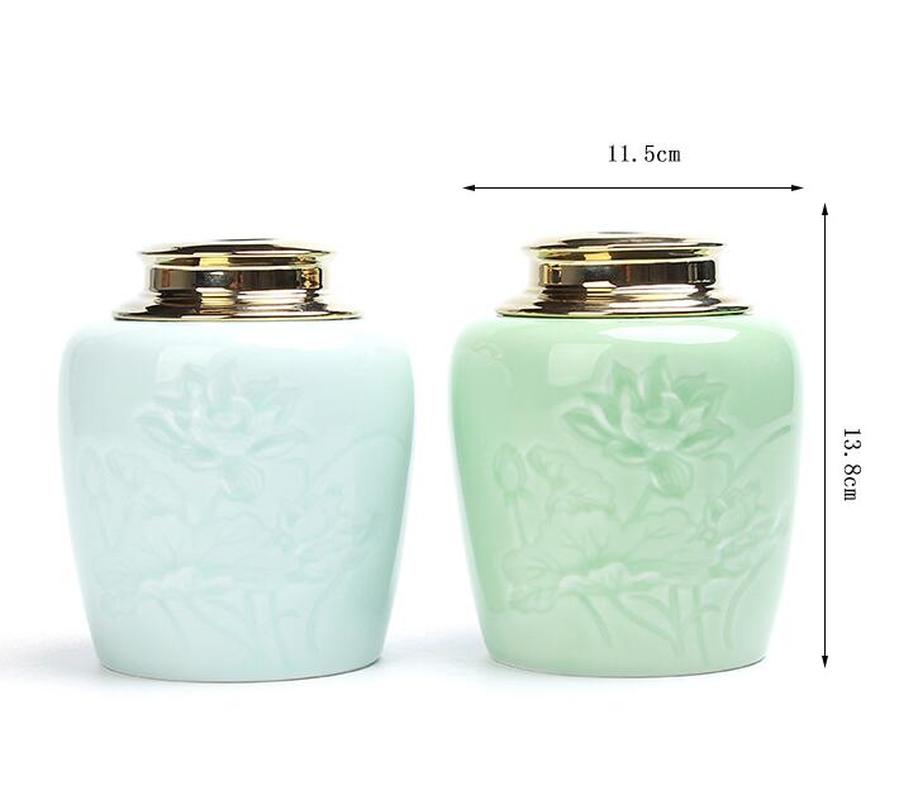 Chinese Retro Ceramic Tea Canister Chinese Retro Ceramic Tea Canister