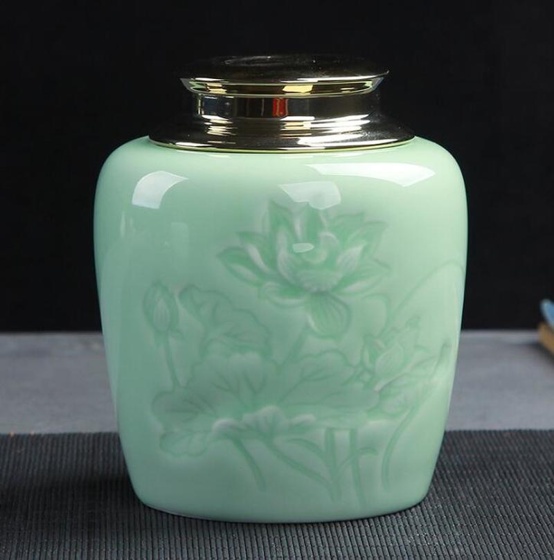 Chinese Retro Ceramic Tea Canister Chinese Retro Ceramic Tea Canister