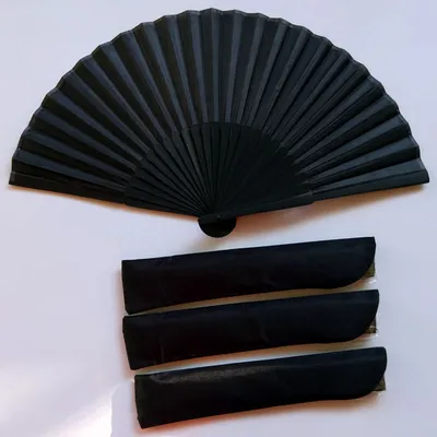 Chinese Style Black Vintage Hand Fan Folding Fans Dance Wedding Party Favor Chinese Dance Party Folding Fans Chinese Style Black Vintage Hand Fan Folding Fans Dance Wedding Party Favor Chinese Dance Party Folding Fans