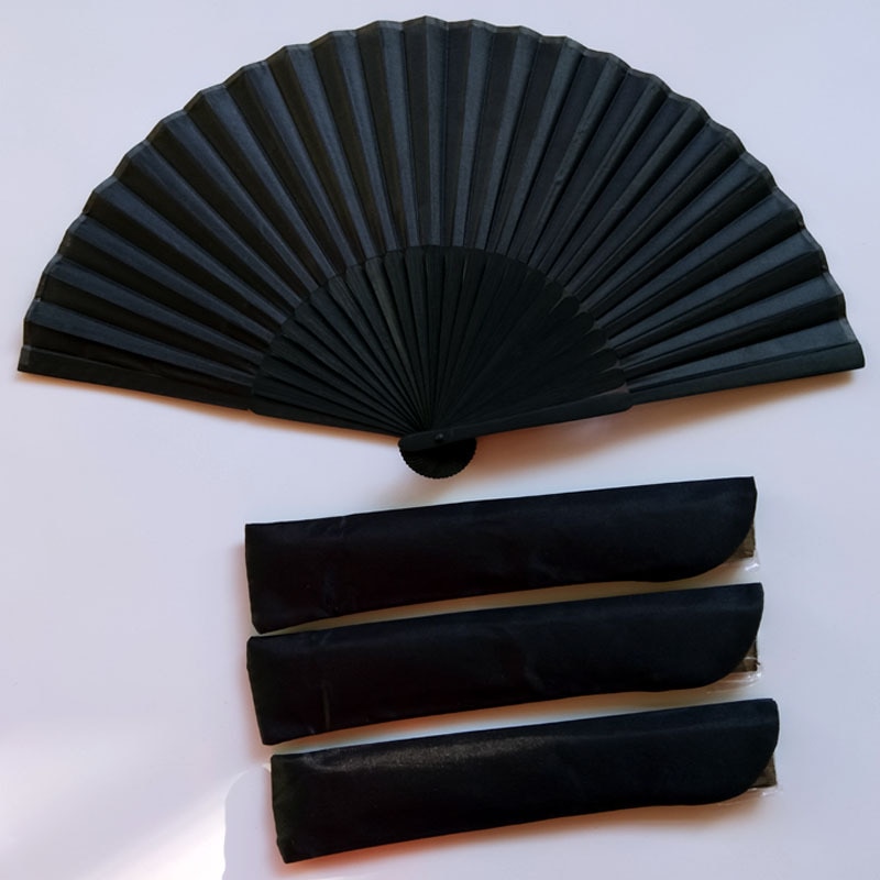Chinese Style Black Vintage Hand Fan Folding Fans Dance Wedding Party Favor Chinese Dance Party Folding Fans Chinese Style Black Vintage Hand Fan Folding Fans Dance Wedding Party Favor Chinese Dance Party Folding Fans