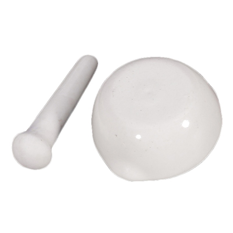 Chinese Style Porcelain Mortar and Pestle