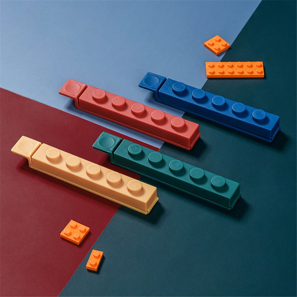 Chip Bag Clips Toy Block Style Sealers (4pcs)