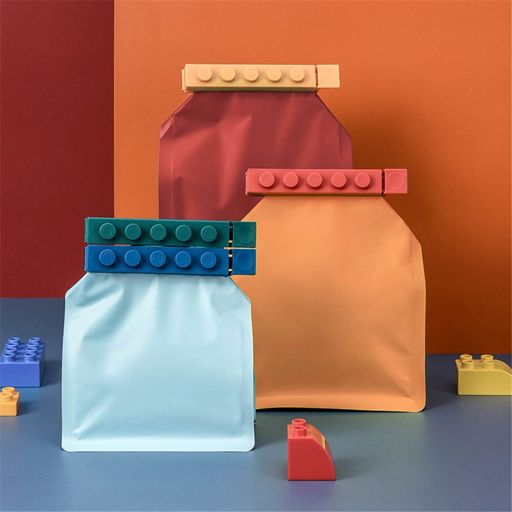 Chip Bag Clips Toy Block Style Sealers (4pcs) Chip Bag Clips Toy Block Style Sealers (4pcs)
