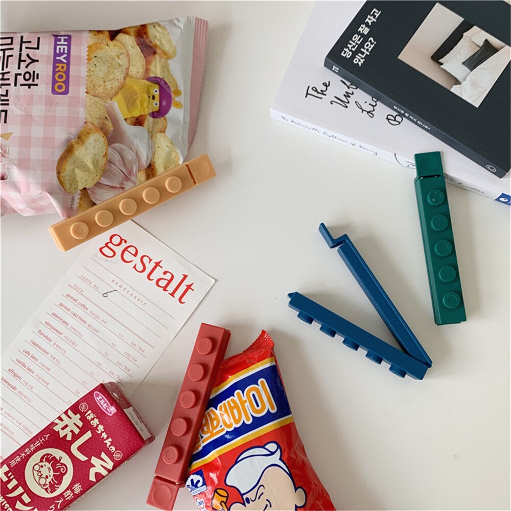 Chip Bag Clips Toy Block Style Sealers (4pcs) Chip Bag Clips Toy Block Style Sealers (4pcs)