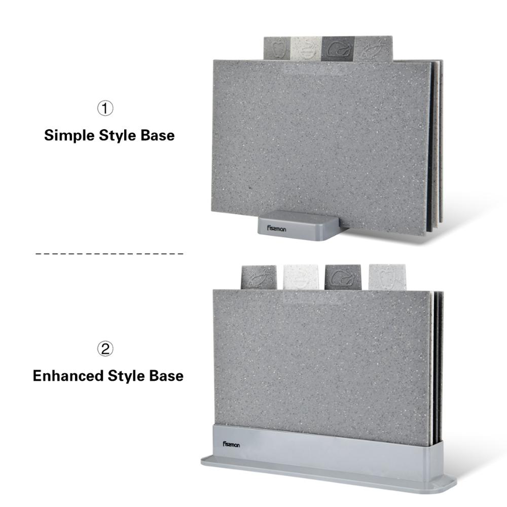 Chopping Board Set with Stand (4Pcs) Chopping Board Set with Stand (4Pcs)