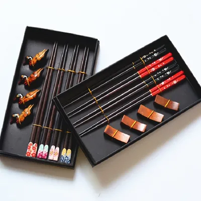 Chopstick Set with Chopstick Holders Chopstick Set with Chopstick Holders