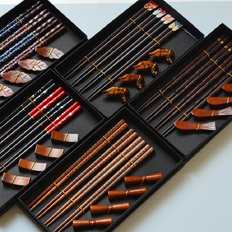 Chopstick Set with Chopstick Holders Chopstick Set with Chopstick Holders