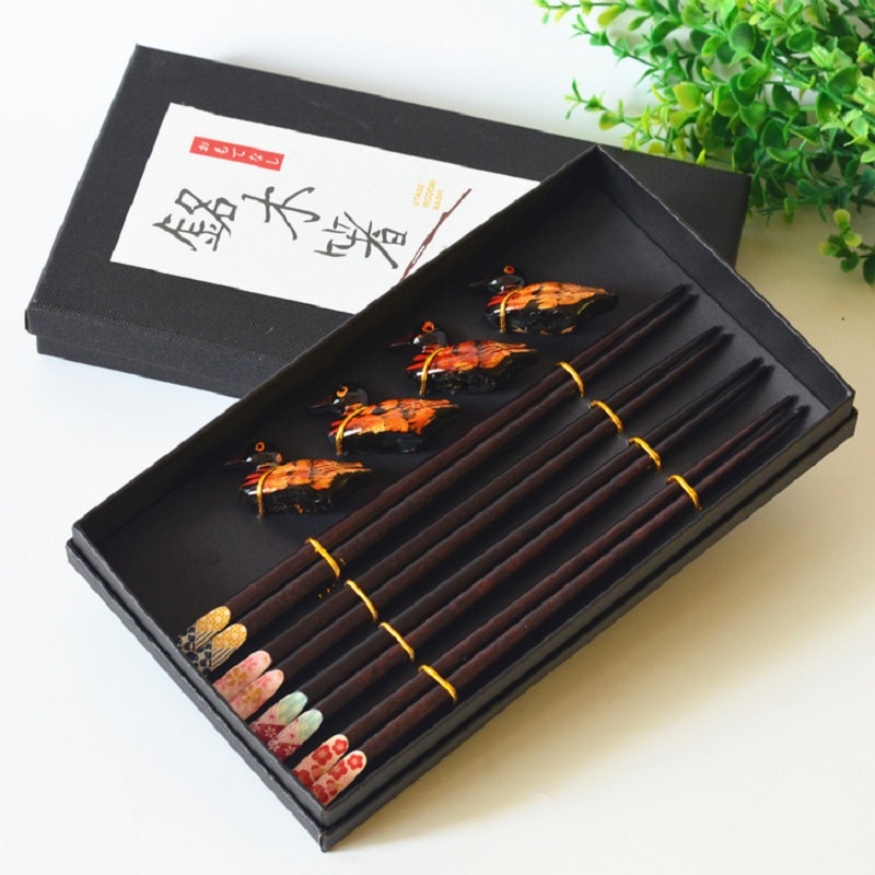 Chopstick Set with Chopstick Holders Chopstick Set with Chopstick Holders