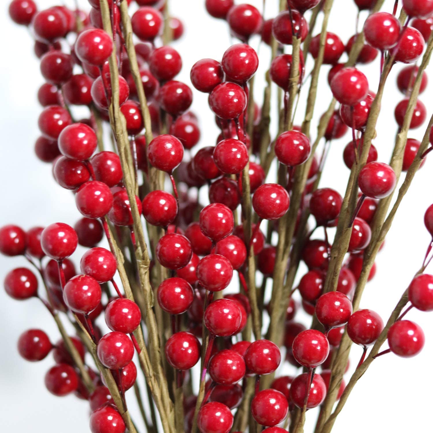 Christmas Artificial Red Berries (12pcs) Christmas Artificial Red Berries (12pcs)