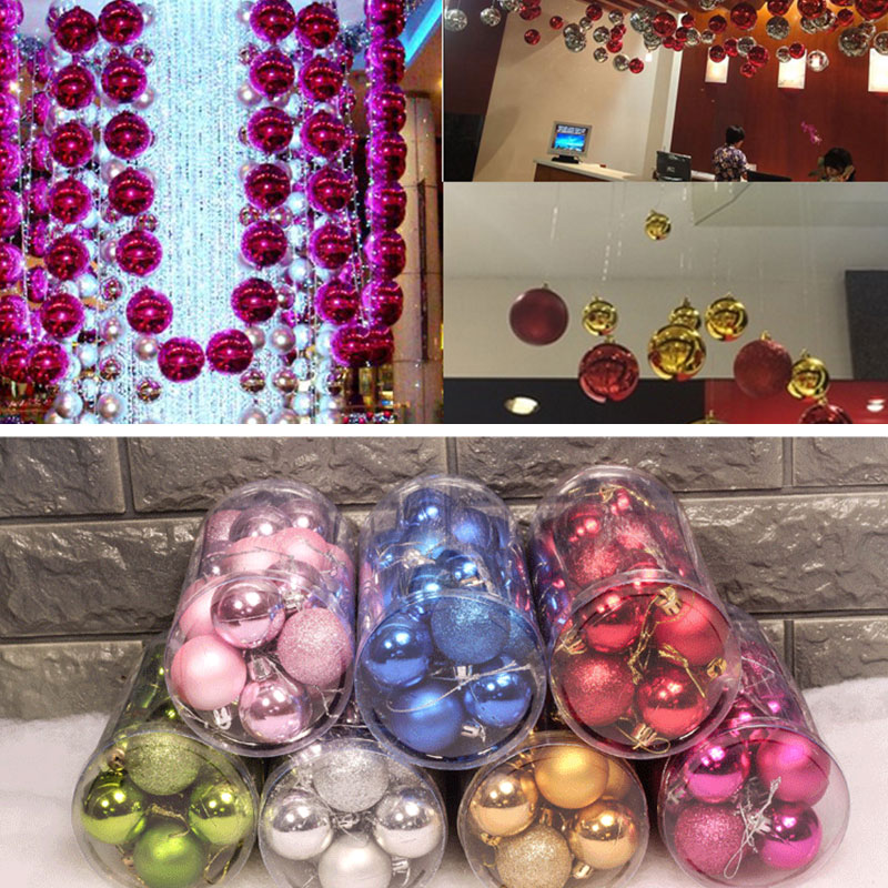 Christmas Balls Hanging Decor 24pcs/set Christmas Balls Hanging Decor 24pcs/set