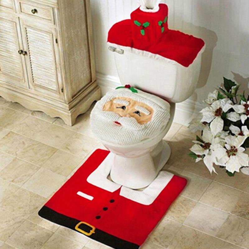 Christmas Bathroom Decor Toilet