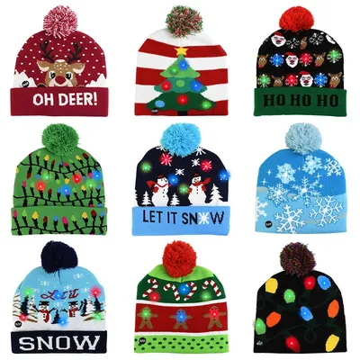 Christmas Beanie with LED Lights Christmas Beanie with LED Lights