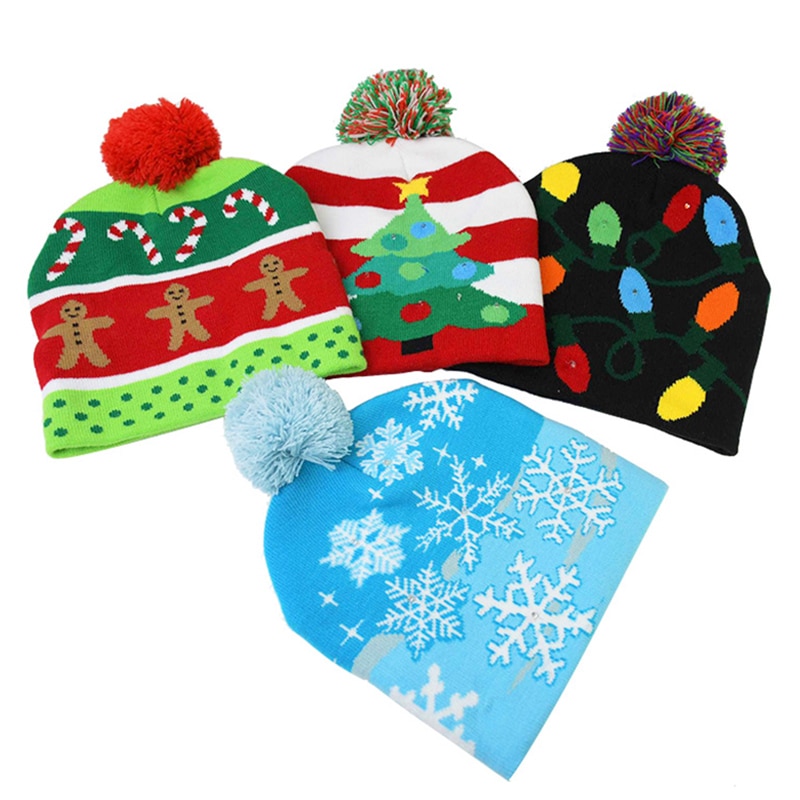 Christmas Beanie with LED Lights Christmas Beanie with LED Lights