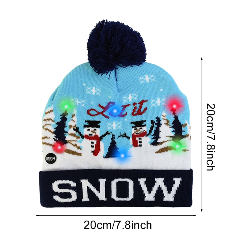 Christmas Beanie with LED Lights Christmas Beanie with LED Lights