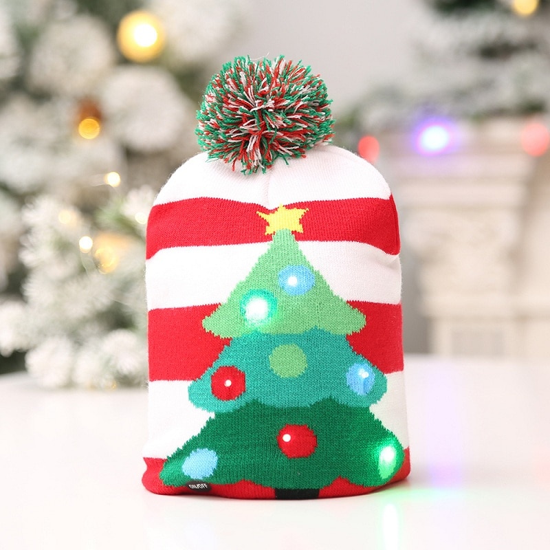 Christmas Beanie with LED Lights Christmas Beanie with LED Lights