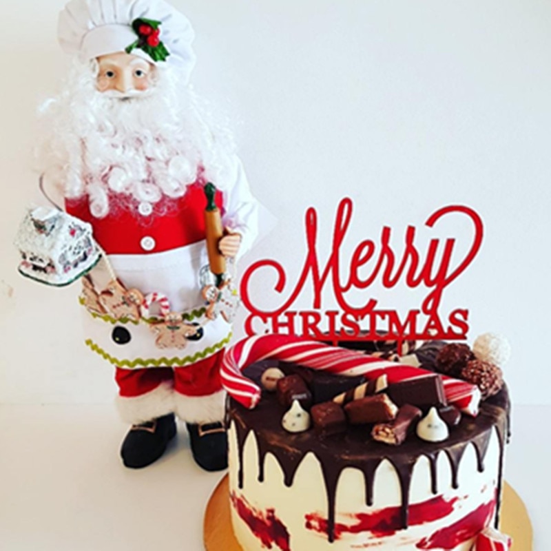 Christmas Cake Topper Acrylic Decoration Christmas Cake Topper Acrylic Decoration